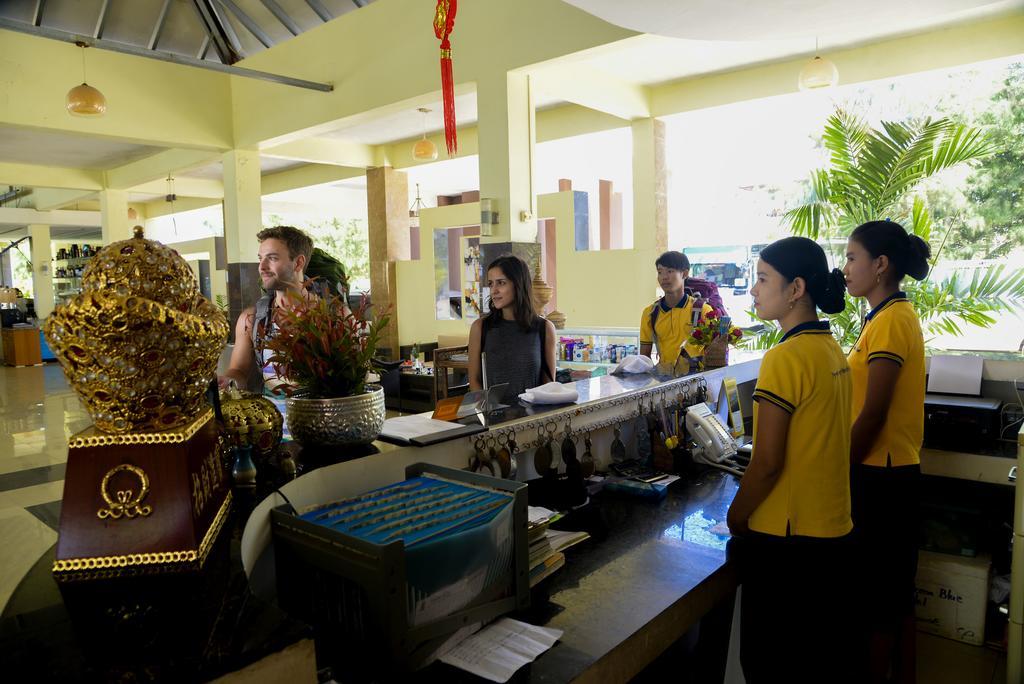 Ocean Blue Beach Hotel Ngwesaung Exterior photo