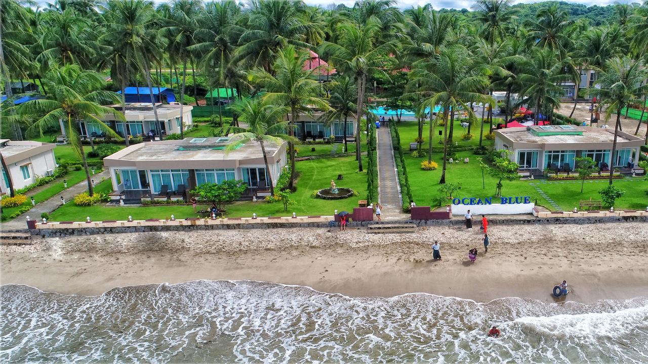 Ocean Blue Beach Hotel Ngwesaung Exterior photo